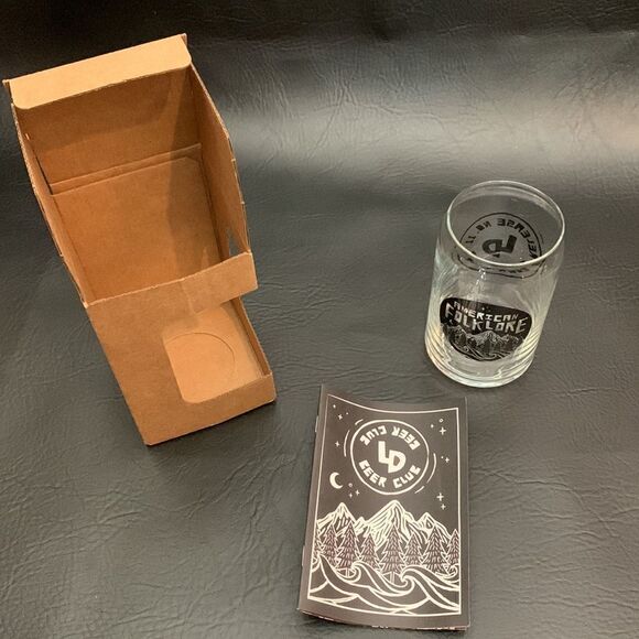 American Folk Lore Beer Club Every Good Story Starts With Beer 16 Ounce Glass - Picture 6 of 10